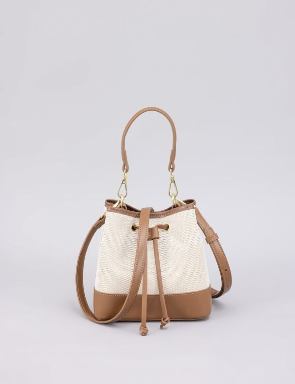 Canvas Bucket Bag - Cocoa