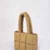 Quilted Tote Bag - Cocoa