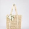 Straw Tote Bag - Sand