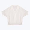 Cotton Puff Sleeve Blouse - Cream