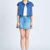 Raglan Blouse - Denim Blue