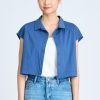 Raglan Blouse - Denim Blue