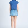 Raglan Blouse - Denim Blue