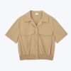 Patch Pocket Blouse - Khaki