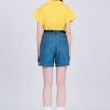 Cap Sleeve Blouse - Cadmium Yellow