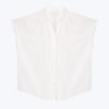 Cap Sleeve Blouse - Cream