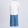 Cap Sleeve Blouse - Cream