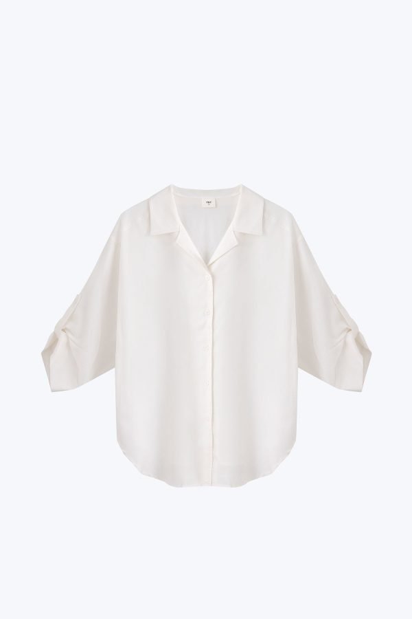 Sleeper Collar Blouse - Cream