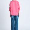 Sleeper Collar Blouse - Hot Pink