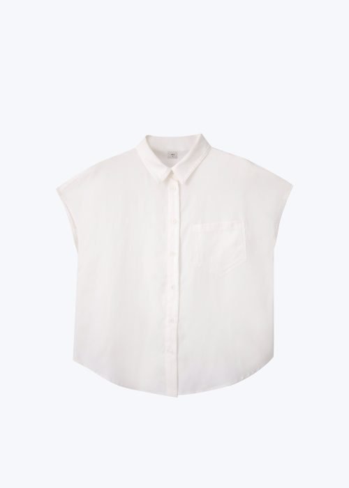 Cap Sleeve Blouse - Cream