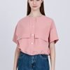 Boxy Cut Blouse - Blush