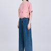 Boxy Cut Blouse - Blush