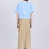 Boxy Cut Blouse - Sky Blue