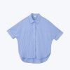 Striped Boxy Blouse - Stripes Blue