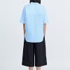 Striped Boxy Blouse - Stripes Blue