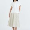 Roll Up Cuff Blouse - Cream