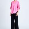 Cotton Collared Blouse - Pink