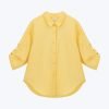 Button Up Blouse - Cadmium Yellow
