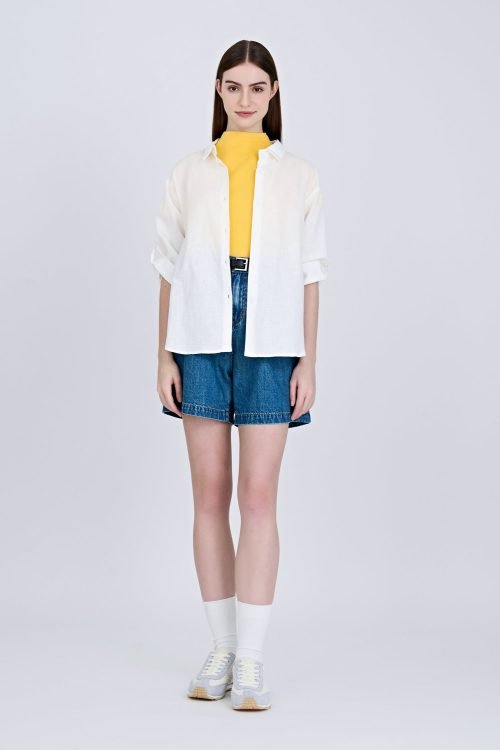 Button Up Blouse - Cream