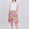 Gathered Neck Blouse - Cream