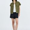 Oversized Vest - Army Green