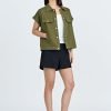 Oversized Vest - Army Green