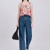 Floral Gathered Camisole - Mixed Florals