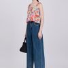 Floral Gathered Camisole - Mixed Florals