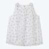 Floral Bow Tie Top - Cream