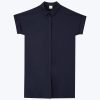 Button Up Dress - Navy