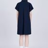 Button Up Dress - Navy