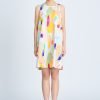 Watercolour Sleeveless Dress - Watercolour