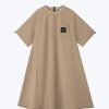 Short Sleeve Tent Dress - Khaki