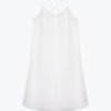 Overlap Back Dress - Cream