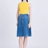 Knitted Sleeveless Top - Cadmium Yellow