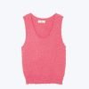 Knitted Furry Top - Blush