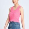 Knitted Furry Top - Blush