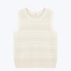 Knitted Textured Top - Cream