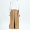 Pleated Culottes - Khaki