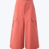 Cargo Flare Pants - Dusty Cedar