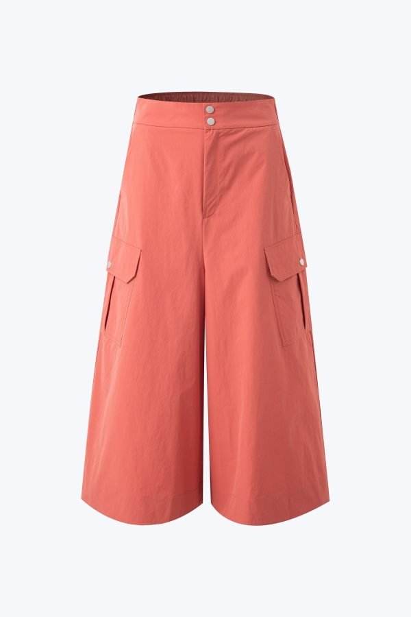 Cargo Flare Pants - Dusty Cedar