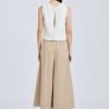 Cargo Flare Pants - Khaki