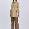 Front Fly Cargo Pants - Army Green
