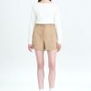 Pull-up Shorts - Khaki