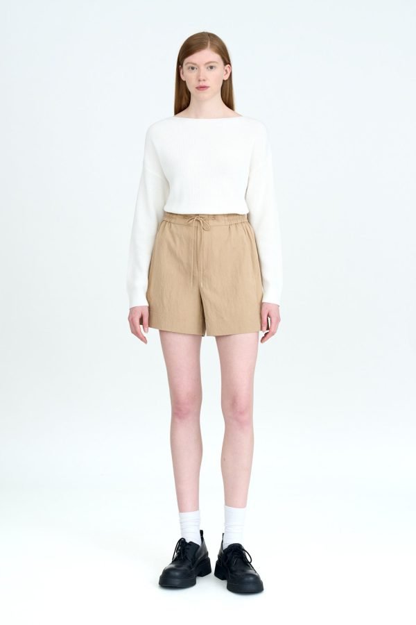 Pull-up Shorts - Khaki