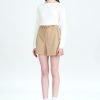 Pull-up Shorts - Khaki
