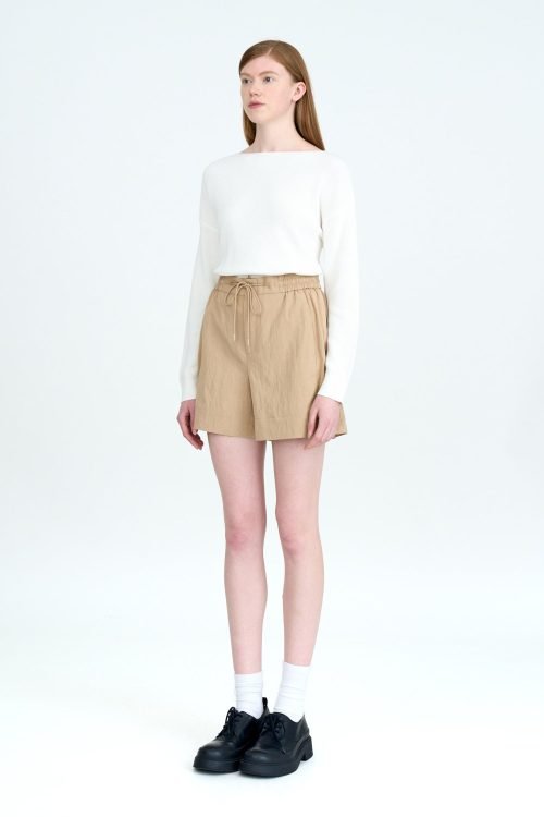 Pull-up Shorts - Khaki