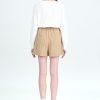 Pull-up Shorts - Khaki