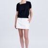 Front Fly Skort - Cream