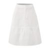 Ruffle Hem Skirt - Cream